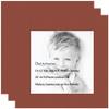 8x8 Terra-Cotta/Cognac Custom Mat for Picture Frame with 4x4 Opening Size (Mat Only, Frame NOT Included) - 3 Pack view 1