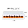 Gigabit Switch Ethernet 1000Mbps High Performance RJ45 Hub Internet Splitter Network Switch Ethernet Smart Switch (Size : 8 Ports) view 4