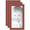 10x20 Terra-Cotta/Cognac Custom Mat for Picture Frame with 6x16 Opening Size (Mat Only, Frame NOT Included) - 3 Pack view 1
