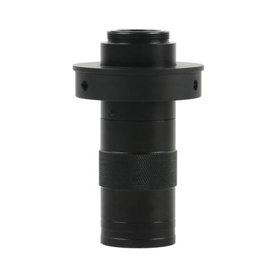 JOEBO Microscope Kit Industrial Video Microscope Electronic 130X Monocular Zoom C Mount Lens for Camera Microscope Lens Adapters (Color : New 50mm 130X)