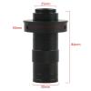 JOEBO Microscope Kit Industrial Video Microscope Electronic 130X Monocular Zoom C Mount Lens for Camera Microscope Lens Adapters (Color : New 50mm 130X) view 2