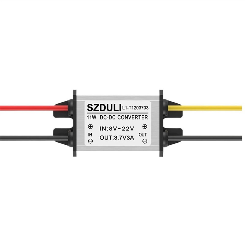 12V to 3.3V 3.7V 4.2V 5V 6V 7.5V 9V 3A Power Module Transformer car DC Power Supply Step-Down Device (Color : 12V to 3.7V 3A)