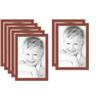 16x24 Terra-Cotta/Cognac Custom Mat for Picture Frame with 12x20 Opening Size (Mat Only, Frame NOT Included) - 7 Pack view 1