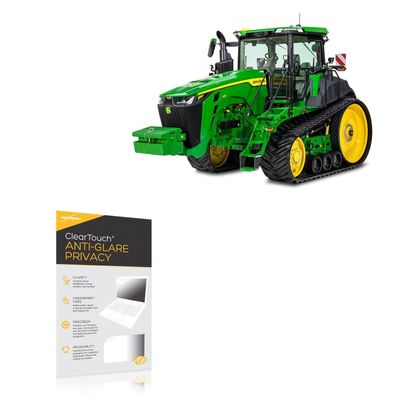 BoxWave Screen Protector Compatible with John Deere 8RT Display (10 in) - ClearTouch Anti-Glare Privacy (2-Pack), Privacy Screen Protector Flexible Film Anti-Glare