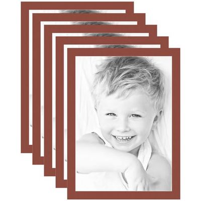 20x28 Terra-Cotta/Cognac Custom Mat for Picture Frame with 16x24 Opening Size (Mat Only, Frame NOT Included) - 5 Pack