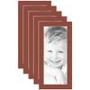 8x20 Terra-Cotta/Cognac Custom Mat for Picture Frame with 4x16 Opening Size (Mat Only, Frame NOT Included) - 5 Pack view 1