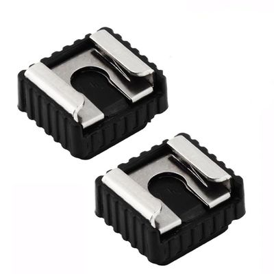 jojofuny 4pcs Flash Hot Shoe Mount Adapter Rustproof Portable Lamp Holder Socket Lightbulb Base Adapter for Stabilizer