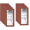 8x20 Terra-Cotta/Cognac Custom Mat for Picture Frame with 4x16 Opening Size (Mat Only, Frame NOT Included) - 9 Pack view 1