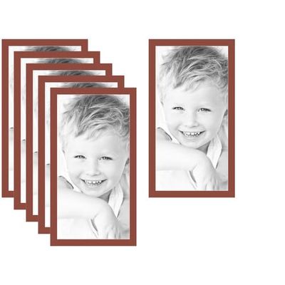 18x36 Terra-Cotta/Cognac Custom Mat for Picture Frame with 14x32 Opening Size (Mat Only, Frame NOT Included) - 6 Pack