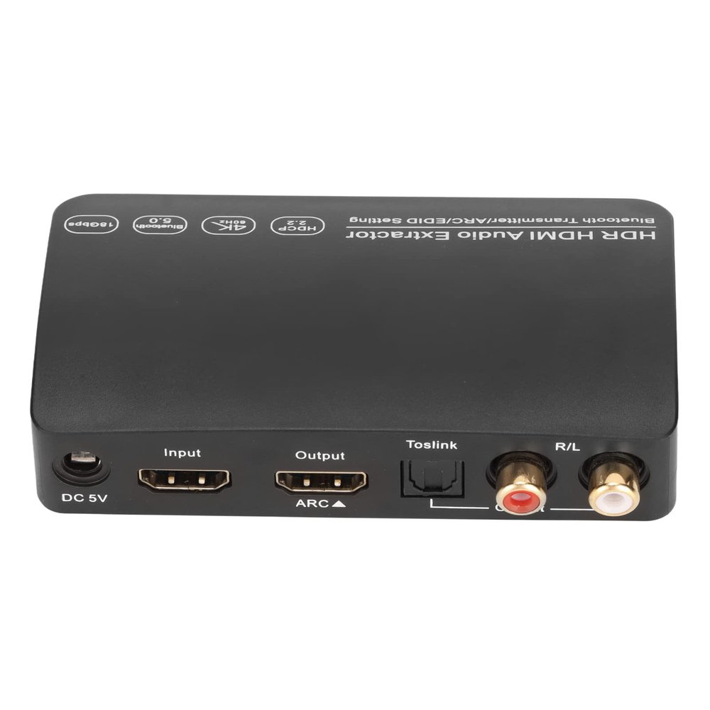 CFTGIW Audio Extractor 4k 60Hz HDCP2.2 HDR Synchronous Audio Split Extra Hd Image Pleasant The 4k Hd Photo ExcellentPresents You with an Immersive Impa Broadly Applicable: The
