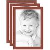 16x24 Terra-Cotta/Cognac Custom Mat for Picture Frame with 12x20 Opening Size (Mat Only, Frame NOT Included) - 3 Pack view 1