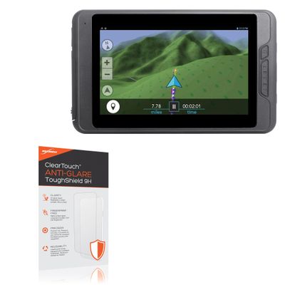 BoxWave Screen Protector Compatible with Magellan eXplorist TRX7 - ClearTouch Anti-Glare ToughShield 9H (2-Pack), Anti-Glare 9H Tough Flexible Film Screen Protector