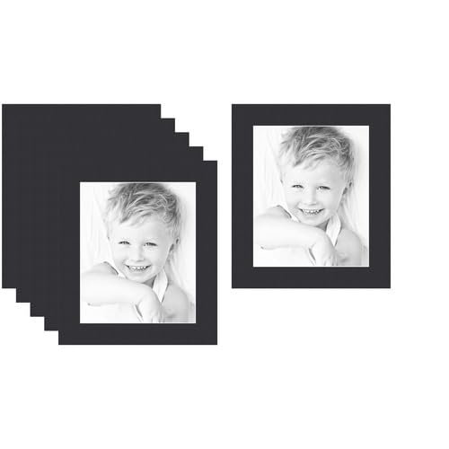 8.5x11 Terra-Cotta/Cognac Custom Mat for Picture Frame with 4.5x7 Opening Size (Mat Only, Frame NOT Included) - 6 Pack