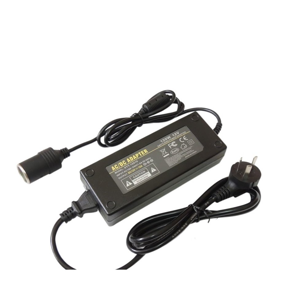 Car Power Converter 220V to 12V Power Supply 12V10A 120W high-Power Power Supply Cigarette Lighter Foot Safety