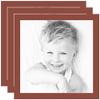 20x20 Terra-Cotta/Cognac Custom Mat for Picture Frame with 16x16 Opening Size (Mat Only, Frame NOT Included) - 3 Pack view 1