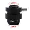 JOEBO Microscope Kit CTV 1/2 1/3 1X Adapter 0.3X 0.5X C Mount Lens C CS Simul Focal Ring Trinocular Stereo Microscope Microscope Lens Adapters (Color : SZMCTV 1-2 and 1-3) view 3
