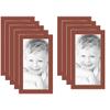 10x20 Terra-Cotta/Cognac Custom Mat for Picture Frame with 6x16 Opening Size (Mat Only, Frame NOT Included) - 9 Pack view 1