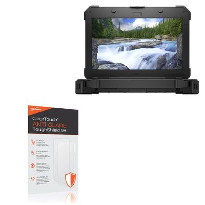 BoxWave Screen Protector Compatible with Dell Latitude 5420 Rugged - ClearTouch Anti-Glare ToughShield 9H (2-Pack), Anti-Glare 9H Tough Flexible Film Screen Protector