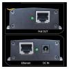 DMSPEQEY Gigabit POE Power Supply 10/100/1000Mbps Compatible with IEEE802.3af/at/BT Single Port Power Supply POE Device Output 44V-57V (Size : 100Mbps US Plug, Color : Total Power 60W) view 3