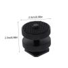 3pcs Flash Adapter Set Dual Layer Tripod Adapter for Led Lights Monitors Cameras Compatible DSLR Microphones and Accessories view 2