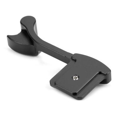 CFTGIW Camera Thumb Grip Aluminium Alloy Hot Shoe Thumb Up Grip Handle Hand G Undertake Wonderful Aluminum Alloy Fabric Put on Extremely Suitable for Q1/q2, Black