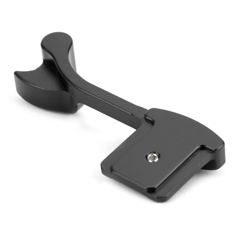 CFTGIW Camera Thumb Grip Aluminium Alloy Hot Shoe Thumb Up Grip Handle Hand G Undertake Wonderful Aluminum Alloy Fabric Put on Extremely Suitable for Q1/q2, Black
