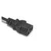 ZCERA European Standard Tail Plug Power Cord European Standard Elbow 2 Round Plug AC Power Cord European Computer case Power Cord view 3