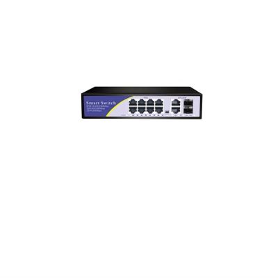 4/8 Port POE Switch Full Gigabit Ethernet 1000Mbps IEEE 802.3 Af/at (Size : Pur 8 and 2 2 Port)