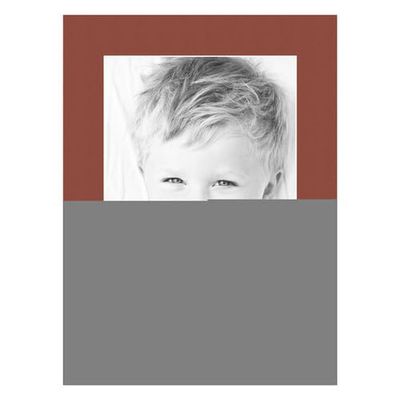 8x12 Terra-Cotta/Cognac Custom Mat for Picture Frame with 4x8 Opening Size (Mat Only, Frame NOT Included) - 3 Pack