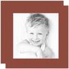 10x10 Terra-Cotta/Cognac Custom Mat for Picture Frame with 6x6 Opening Size (Mat Only, Frame NOT Included) - 2 Pack view 1