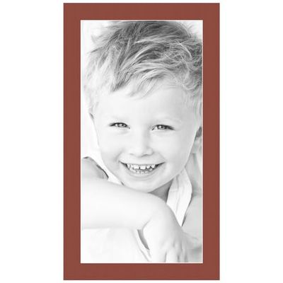 12x24 Terra-Cotta/Cognac Custom Mat for Picture Frame with 8x20 Opening Size (Mat Only, Frame NOT Included) - 7 Pack
