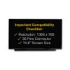 LCDBros Replacement Screen for HP M02097-JD2 30 Pins HD 1366x768 Glossy LED LCD with Tools & Tape view 3