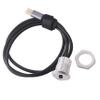 USB USBC Type C Typec Female to Female F-F Panel Mount Extention Round Metal Adapter view 4