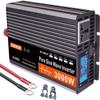 3000 4000 5000 6000 Watt Power Inverter, Car/Home 12V 24V 48V 60V DC to 110V 220V AC Converter with LED Display, AC Outlets, Smart Fans, Suitable for Home, RV,3000W-12Vto110V view 1