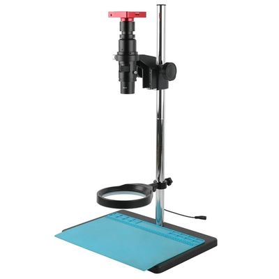 ZTBH Microscope Accessories Kit HDMI USB VGA 1080P 37MP 48MP Industry Video Microscope Camera + 105X 160X FHD 0.7X-5X Zoom C Mount Lens Large Field View Microscope Slides (Color : 37MP HDMI USB 105X)
