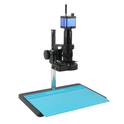 ZTBH Microscope Accessories Kit 1080P 36MP HDMI USB Industrial Video Microscope Camera 180X 300X Zoom C-Mount Lens Video Recorder Lab Working System Microscope Slides (Color : A, Size : 300X)