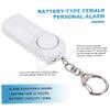 KONTONTY Personal Security Alarm Keychain with Sound Portable Emergency Alarm for Women Reusable Self- Device with Led Light for Travel and Outdoor Safety view 2