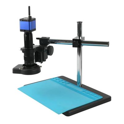 ZTBH Microscope Accessories Kit 1080P 36MP HDMI USB Industrial Video Microscope Camera 180X 300X Zoom C-Mount Lens Video Recorder Lab Working System Microscope Slides (Color : B, Size : 180X)
