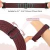 Bcuckood 5 Pack Elastic Nylon Watch Bands Compatible for Fitbit Charge 6/Fitbit Charge 5, Adjustable Breathable Replacement Stretchy Nylon Loop Wristband Sport Strap for Women Men view 4