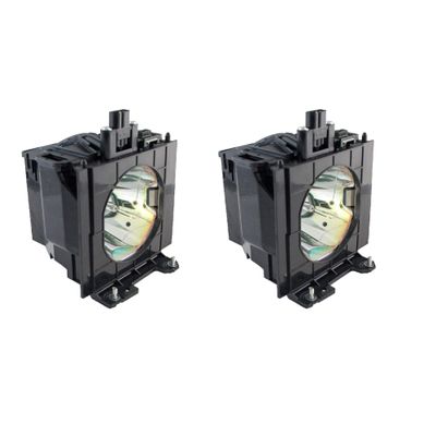 2 Pack Genuine Original Replacement Projector Lamp/Bulb with Housing for Panasonic PT-D5100 PT-D5700 PT-D5700L PT-DF5700 PT-DW5100 PT-DW5100L PT-DW5100U PT-DW5700E Projector--(OEM Bulb Inside)