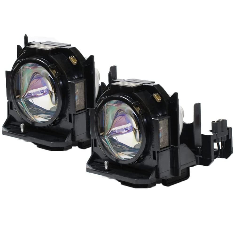 2 Pack Genuine Original Replacement Projector Lamp/Bulb with Housing for Panasonic PT-DX800 PT-DX800E PT-DX800EL PT-DX800S PT-DX800S PT-DX800U PT-DX800UK PT-DX800ULS Projector--(OEM Bulb Inside)