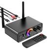 MOREGAX Upgraded M18 Bluetooth 5.3 Audio Receiver Transmitter for Home Stereo TV, HiFi Wireless Bluetooth Low Latency Audio Adapter, Supports USB, RCA, 3.5 mm AUX, DAC, Coaxial, Optical Input/Output view 1