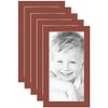 10x20 Terra-Cotta/Cognac Custom Mat for Picture Frame with 6x16 Opening Size (Mat Only, Frame NOT Included) - 5 Pack view 1
