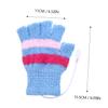 Sosoport USB Heated Half Finger Gloves 1 Pair Woolen Unisex Winter Warm view 2