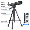 YUANZIMOO Telescope for Kids 50mm Aperture 360mm AZ Astronomical Portable Telescope for Adults Beginners with Upgraded Tripod White view 3