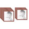 24x24 Terra-Cotta/Cognac Custom Mat for Picture Frame with 20x20 Opening Size (Mat Only, Frame NOT Included) - 8 Pack view 1