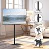 Baoz Universal Swivel Floor TV Stand with Mount 360 Degree Monitor Floor Stand for 14-43inch TV Tilting Free Standing TV Mount VESA Stand with 4 Level Height Adjustable for Bedroom Living Room Corner view 3