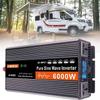 kubeier Power Inverter 3000W 4000W 5000W 6000W Pure Sine Wave Inverter DC 12V 24V 48V 60V to AC 110V 220V Car Inverter with LCD Digital Display Power inverters for Vehicles,6000W-60Vto220V view 1
