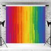 10x6.5ft Rainbow Backdrop Paint Art Colorful Wall Photography Background Kids Birthday Girls Baby Shower Party Cake Table Banner Decoration Supplies Photo Booth Props view 3