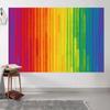 10x6.5ft Rainbow Backdrop Paint Art Colorful Wall Photography Background Kids Birthday Girls Baby Shower Party Cake Table Banner Decoration Supplies Photo Booth Props view 4